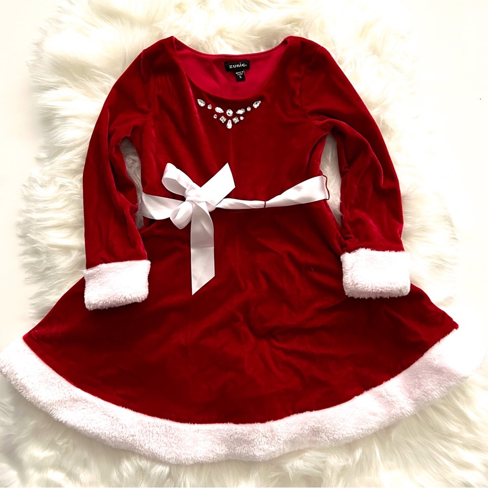 Zunie Red Christmas Mrs. Clause Santa Dress